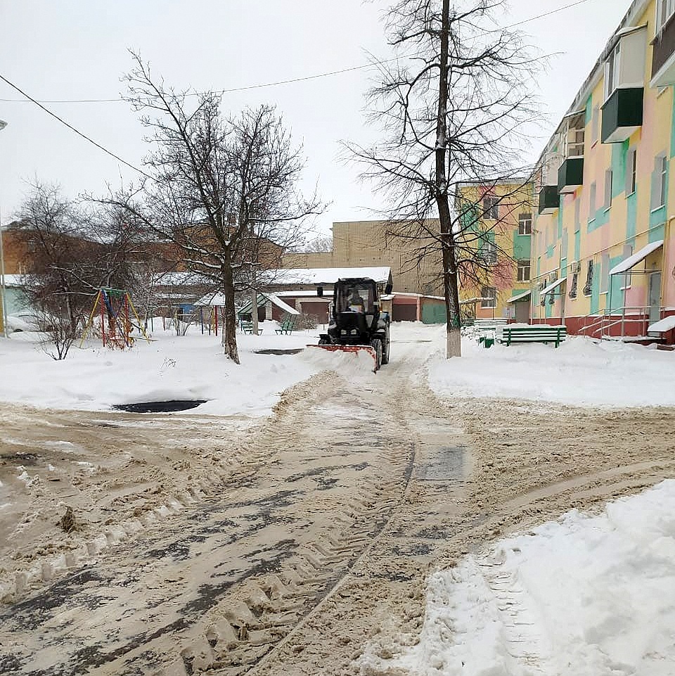 Уборка территорий в зимний период.